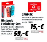 Switch Joy-Con im Angebot bei MediaMarkt Saturn in Rosenheim Switch Joy-Con Angebote von Nintendo bei MediaMarkt Saturn Rosenheim für 15,00 €
