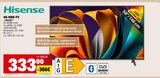 4K-UHD-TV im Angebot bei E center in Pfullingen 4K-UHD-TV Angebote von Hisense bei E center Pfullingen für 333,00 €