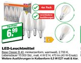 LED-Leuchtmittel Angebote von Osram bei EGGER Fachmarkt Landshut für 6,99 €