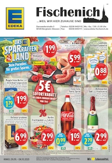 Aktueller EDEKA Prospekt "Aktuelle Angebote" Seite 1 von 24 Seiten für Bergheim