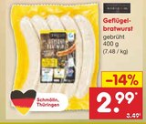 Netto Marken-Discount Mügeln - Geflügelbratwurst Angebot im Prospekt Geflügelbratwurst bei Netto Marken-Discount im Mügeln Prospekt für 2,99 €