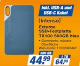 Externe SSD-Festplatte im Angebot bei expert in Wolfenbüttel Externe SSD-Festplatte Angebote von Intenso bei expert Wolfenbüttel für 44,99 €