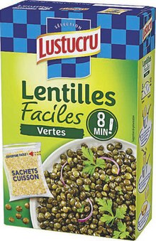 Casino Supermarchés Dijon - Lentilles vertes Promo Lentilles vertes dans le catalogue Casino Supermarchés "6 semaines de fête et de promos !" à Dijon
