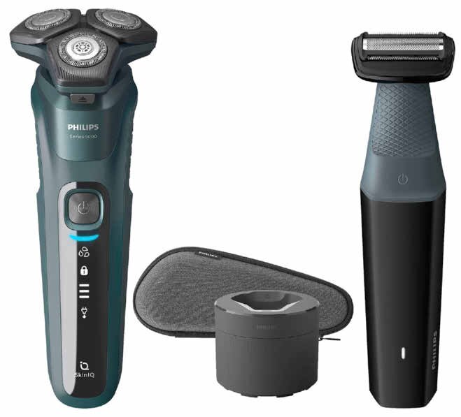 Saturn Gelsenkirchen - S5584/57 Shaver Bundle + Body Groom Herrenrasierer S5584/57 Shaver Bundle + Body Groom Herrenrasierer Angebot bei Saturn Gelsenkirchen im Prospekt GUTSCHEINHEFT