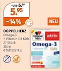 Omega-3 + Vitamin D3 Kids von Doppelherz im aktuellen Müller Prospekt für 5,95 €