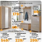 Garderobenprogramm Angebote bei Möbel Kraft Leipzig für 549,00 €