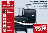 Reisegepäck-Set Trolley Angebote von CROSSTRAVEL bei Marktkauf Coburg für 79,99 €