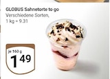 Sahnetorte to go Angebote von Globus bei GLOBUS Kaarst für 1,49 €