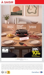 Prix et réduction Appareil Raclette dans le prospectus Carrefour en cours Offre Appareil Raclette dans le catalogue Carrefour du moment à la page 2
