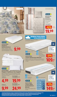 Matratze im Lidl Prospekt "LIDL LOHNT SICH" mit 67 Seiten (Hannover)