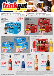 Cola im Trinkgut Prospekt in Unterschleißheim Aktueller Trinkgut Prospekt mit Cola, "Aktuelle Angebote", Seite 1