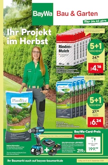 Aktueller BayWa Bau- und Gartenmärkte Prospekt (Oberreichenbach, Erlangen-Höchstadt, 20 Seiten zum blättern BayWa Bau- und Gartenmärkte Prospekt Ihr Projekt im Herbst! mit 20 Seiten
