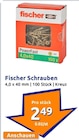 Fischer Schrauben Angebote von fischer bei Action Cottbus für 2,49 €