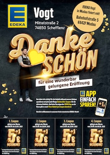 Aktueller EDEKA Billigheim Prospekt EDEKA Billigheim Prospekt "Danke SCHÖN" mit 2 Seiten