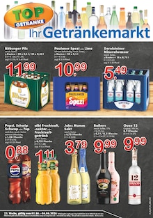 Getränke im aktuellen TOP Getränke Prospekt (Krefeld) Getränke im TOP Getränke Prospekt "Aktuelle Angebote" mit 4 Seiten (Krefeld)