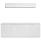 Aktuelle Fernseher Angebote bei XXXLutz in Lörrach Aktuelles TV-ELEMENT Holzwerkstoff Weiß Angebot bei XXXLutz in Lörrach ab 199,00 €