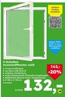 3-Scheiben Kunststofffenster weiß bei Globus-Baumarkt im Forchheim Prospekt für 132,00 €