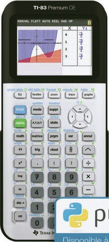 Géant Casino La Patte d'Oie - Calculatrice ti-83 premium ce noir/blanc Promo Calculatrice ti-83 premium ce noir/blanc dans le catalogue Géant Casino "Direction la rentrée… Par ici les promos !" à La Patte d'Oie