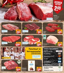 Bio Fleisch Angebot & Preis im aktuellen REWE Prospekt Bio Fleisch Angebot im aktuellen REWE Prospekt auf Seite 8
