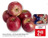 Äpfel Magic Star im Angebot bei Marktkauf in Obertshausen Äpfel Magic Star Angebote von Unsere Heimat – echt & gut bei Marktkauf Obertshausen für 2,49 €