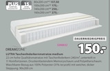 LUTRA Taschenfederkernmatratze medium Angebot im JYSK Prospekt LUTRA Taschenfederkernmatratze medium im JYSK Prospekt zum Preis von 137,50 €