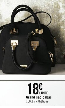 Géant Casino Grezes Herminis - Grand sac cabas Promo Grand sac cabas dans le catalogue Géant Casino "Toutes en sincère !" à Grezes Herminis