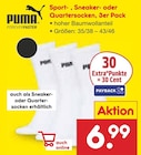 Sport-, Sneaker- oder Quartersocken Angebote von Puma bei Netto Marken-Discount Erkrath für 6,99 €
