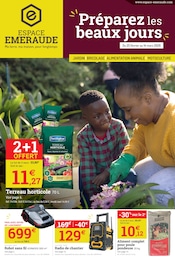 Prospectus Jardineries & Animaleries Espace Emeraude en cours à Châteaulin et alentours, "Préparez les beaux jours", 20 pages, 25/02/2026 - 14/03/2026 Catalogue Jardineries & Animaleries Espace Emeraude en cours à Châteaulin et alentours, "Préparez les beaux jours", 20 pages, 25/02/2026 - 14/03/2026