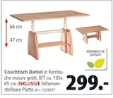 Couchtisch Daniel im Angebot bei Zurbrüggen in Warendorf Couchtisch Daniel Angebote bei Zurbrüggen Warendorf für 299,00 €