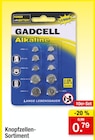 Alkaline Knopfzellen-Sortiment von GADCELL im aktuellen Zimmermann Prospekt