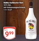 Karibischer Rum Angebote von Malibu bei GLOBUS Trier für 9,99 €