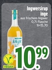 Ingwersirup von inge im aktuellen EDEKA Prospekt für 10,99 €