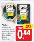 Alleinfuttermittel für ausgewachsene Katzen von Sheba für 0,44 € bei EDEKA im Angebot Alleinfuttermittel für ausgewachsene Katzen von Sheba im aktuellen EDEKA Prospekt