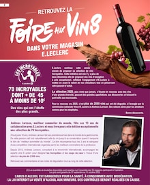Prospectus E.Leclerc à Le Boulou, "FOIRE AUX VINS", 84 pages de promos valables du 27/09/2025 au 11/10/2025
