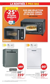 Promos Lave-Vaisselle dans le catalogue "SUPER U" de Super U Lave-Vaisselle en promo dans le catalogue Super U à la page 20
