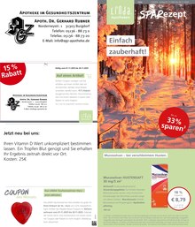 LINDA Premiumapotheke Burgdorf Prospekt der aktuellen Woche, gültig von 01.11.2025 bis 30.11.2025 Aktueller LINDA Premiumapotheke Burgdorf Prospekt "Aktuelle Angebote" mit 3 Seiten