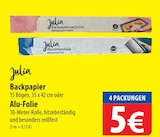 Backpapierzuschnitte bei famila Nordost im Husum Prospekt für 5,00 €