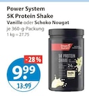 5K Protein Shake Vanille von Power System im aktuellen V-Markt Prospekt für 9,99 €