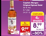 Original Spiced Gold von Captain Morgan im aktuellen Netto Marken-Discount Prospekt für 8,99 €
