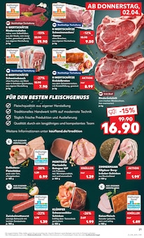 Schweinebauch im Kaufland Prospekt "Aktuelle Angebote" mit 54 Seiten (Regensburg)