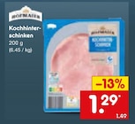 Kochhinterschinken im Angebot bei Netto Marken-Discount in Bergheim Kochhinterschinken Angebote von Hofmaier bei Netto Marken-Discount Bergheim für 1,29 €
