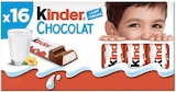 Barres de chocolat au lait - Kinder - Supermarchés Match à Amiens Barres de chocolat au lait - Kinder en promo chez Supermarchés Match Amiens à 1,59 €