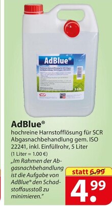 famila Nordost Detmold - AdBlue AdBlue Angebot bei famila Nordost Detmold im Prospekt "besser als gut!"