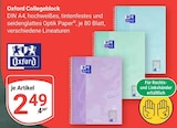 Aktuelle Schulbedarf Angebote bei GLOBUS in Ludwigshafen (Rhein) Aktuelles Collegeblock Angebot bei GLOBUS in Ludwigshafen (Rhein) ab 2,49 €
