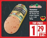 Tomatenleberwurst von Bauern Gut im aktuellen EDEKA Prospekt
