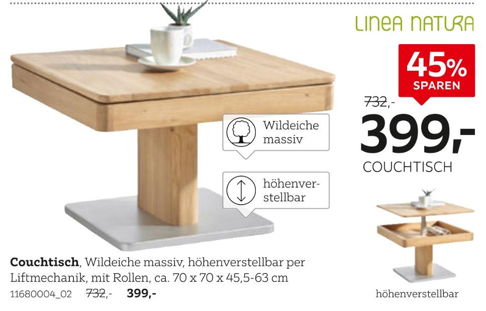 XXXLutz Möbelhäuser Aalen - Couchtisch Couchtisch Angebot bei XXXLutz Möbelhäuser Aalen im Prospekt DAS GRÖSSTE JUBILÄUM - FINALE