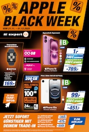 expert Prospekt: "APPLE BLACK WEEK", 2 Seiten, 21.11.2025 - 01.12.2025