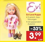 Love Puppe Angebote von Evi bei Netto Marken-Discount Flensburg für 3,99 €