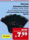 Herren Arbeitssocken Angebote bei Marktkauf Erlangen für 7,99 €