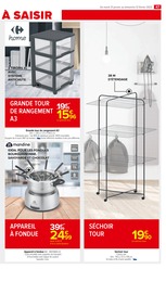 Prix et réduction Etendoir dans le prospectus Carrefour Market en cours Offre Etendoir dans le catalogue Carrefour Market du moment à la page 47